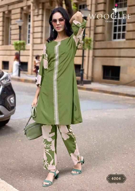 Wooglee yanaa coord set Wholesale kurti market in Surat